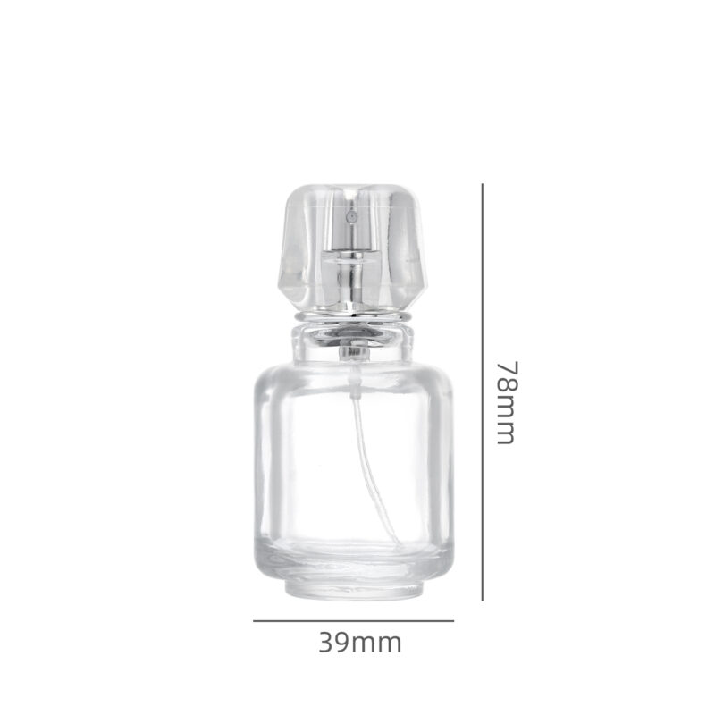 RX012, Unique Capsule-Shaped Glass Perfume Bottle (Gas Tank Design) - 30ml & 100ml Series