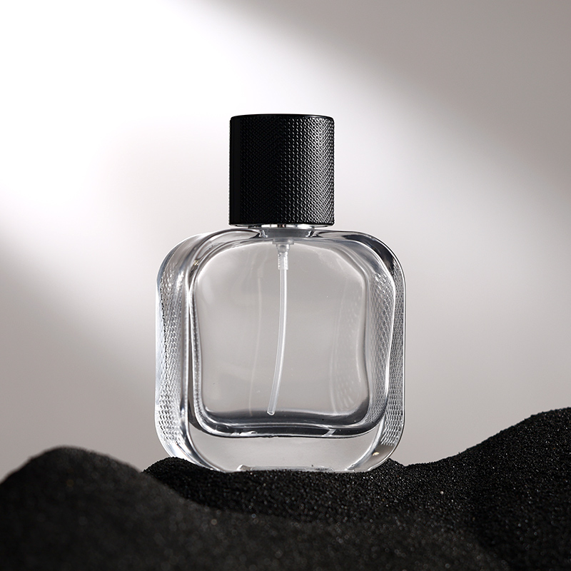 RX021-HYD279 Luxury Crocodile Texture Glass Perfume Bottle - 30ml 50ml 100ml