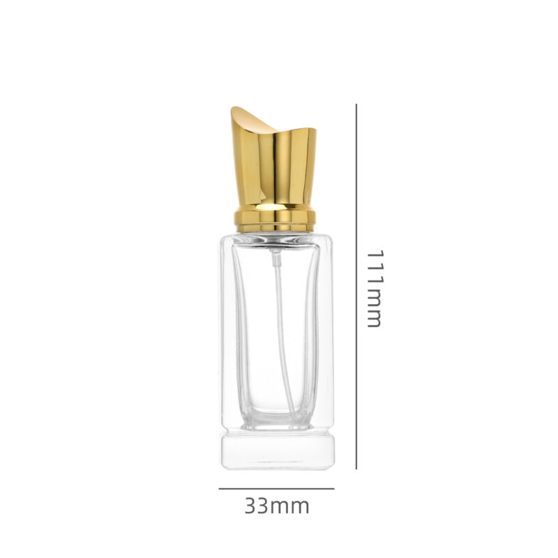 RX023 Tangent Square Glass Perfume Bottle Series - 30ml/50ml/100ml