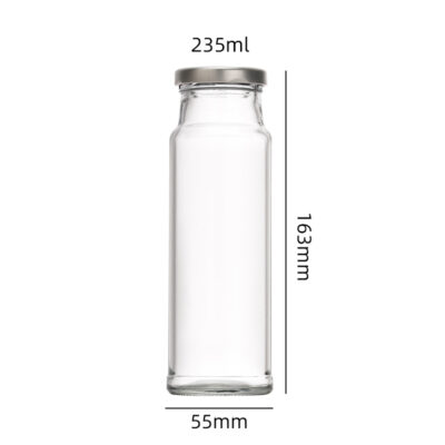 RX026 Premium Bird's Nest & White Fungus Glass Jar - Fluted and Smooth Options