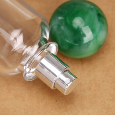 RX008 Marbleized Resin Ball,Circular Perfume Vials with Marbleized Resin Caps,30ML,50ML,100ML