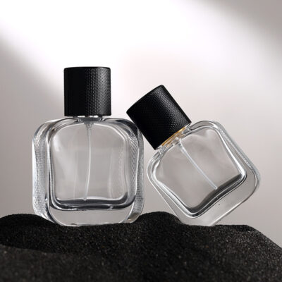 RX021-HYD279 Luxury Crocodile Texture Glass Perfume Bottle - 30ml 50ml 100ml