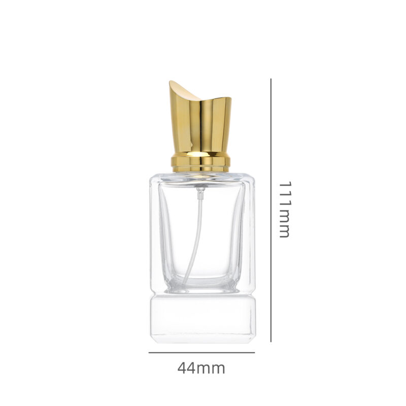 RX023 Tangent Square Glass Perfume Bottle Series - 30ml/50ml/100ml