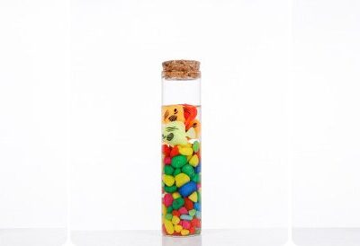 RX30MM Series,Straight Mouth Borosilicate Vials with Natural Cork Stoppers,Kitchen Spice Organizer,10ml-110ml.
