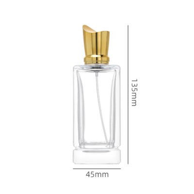 RX023 Tangent Square Glass Perfume Bottle Series - 30ml/50ml/100ml