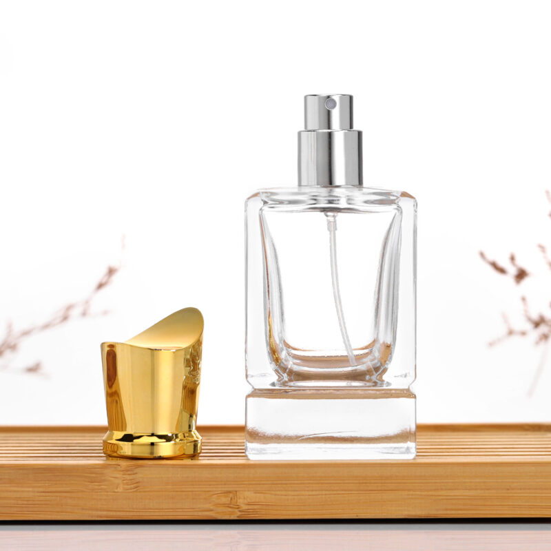 RX023 Tangent Square Glass Perfume Bottle Series - 30ml/50ml/100ml
