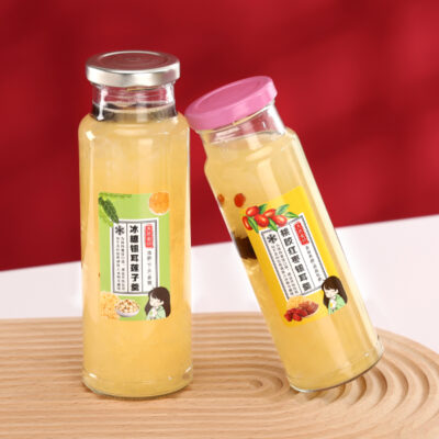 RX026 Premium Bird's Nest & White Fungus Glass Jar - Fluted and Smooth Options