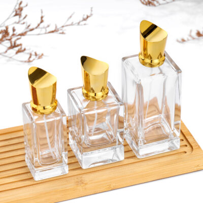 RX023 Tangent Square Glass Perfume Bottle Series - 30ml/50ml/100ml
