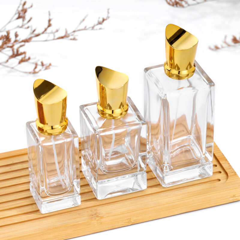 RX023 Tangent Square Glass Perfume Bottle Series - 30ml/50ml/100ml