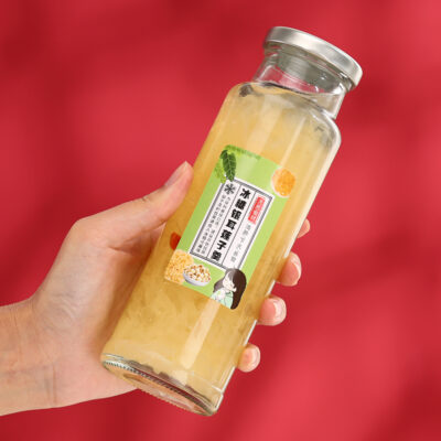 RX026 Premium Bird's Nest & White Fungus Glass Jar - Fluted and Smooth Options