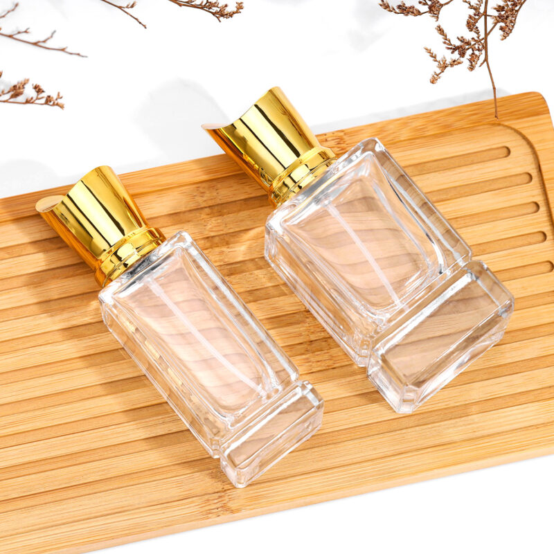 RX023 Tangent Square Glass Perfume Bottle Series - 30ml/50ml/100ml