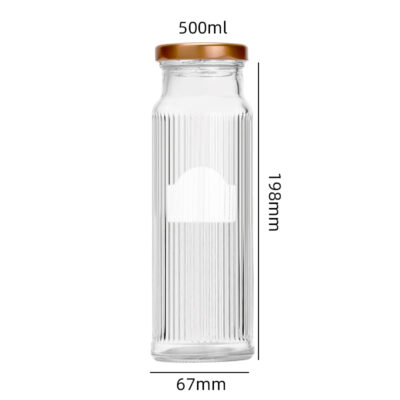RX026 Premium Bird's Nest & White Fungus Glass Jar - Fluted and Smooth Options