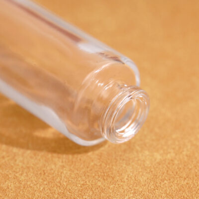 RX016-XB174,15ml Slim Cylindrical Glass Perfume Bottle with Multi-Finish Caps (Matte & Glossy)