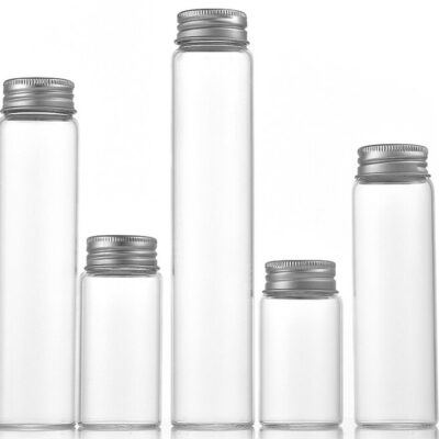 RX27 Series,Silver Aluminum  Screw Cap,bottle,Versatile Silver-Capped Vials,5ml-20ml