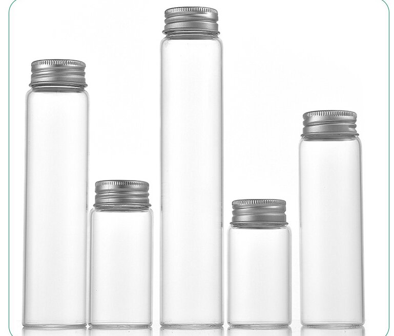 RX27 Series,Silver Aluminum  Screw Cap,bottle,Versatile Silver-Capped Vials,5ml-20ml
