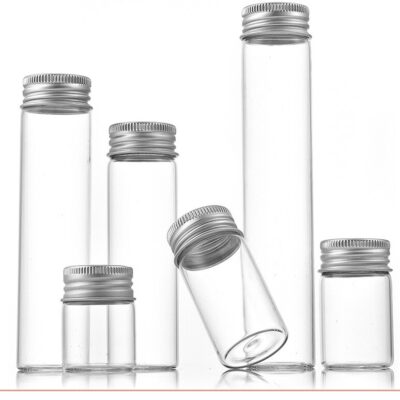 RX27 Series,Silver Aluminum  Screw Cap,bottle,Versatile Silver-Capped Vials,5ml-20ml