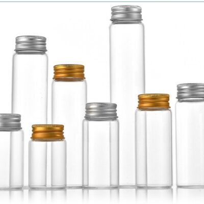 RX27 Series,Silver Aluminum  Screw Cap,bottle,Versatile Silver-Capped Vials,5ml-20ml