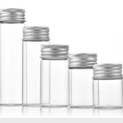 RX27 Series,Silver Aluminum  Screw Cap,bottle,Versatile Silver-Capped Vials,5ml-20ml