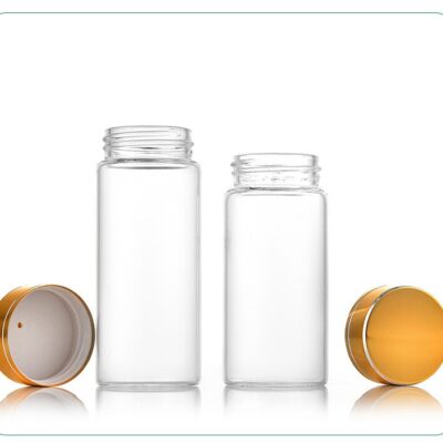 RX37 Series，Anodized Gold Aluminum-Plastic Composite Cap，20ML-165ML