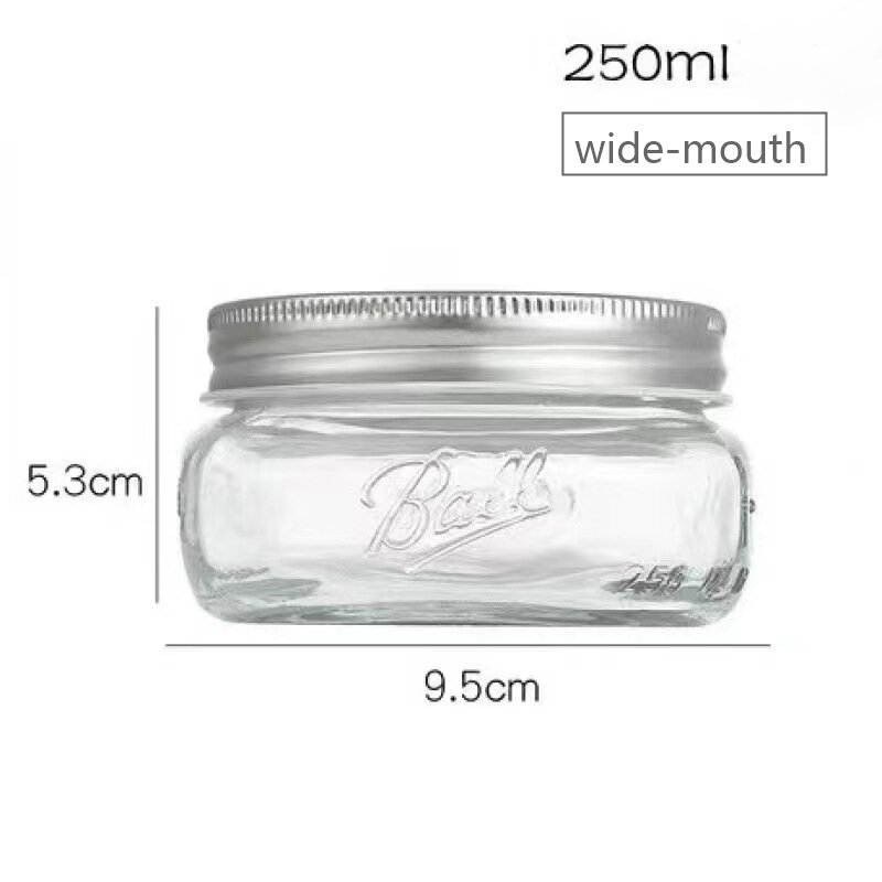RX025 Ultimate Mason Glass Jar Collection - 119ml to 1000ml Multi-Size Series