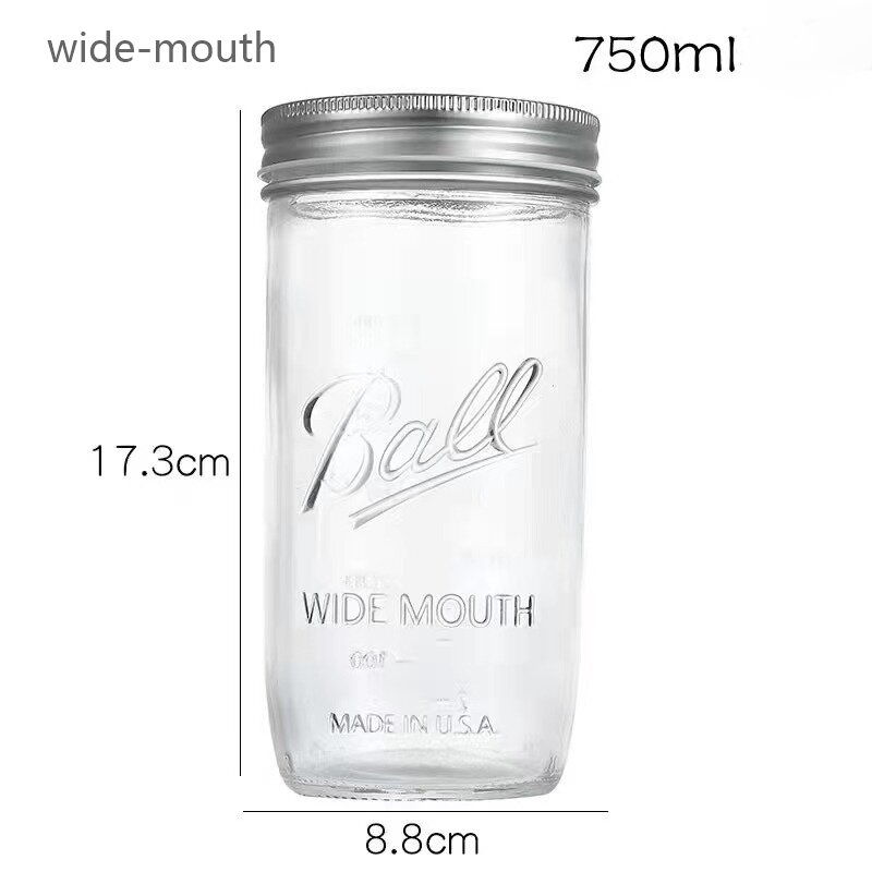 RX025 Ultimate Mason Glass Jar Collection - 119ml to 1000ml Multi-Size Series