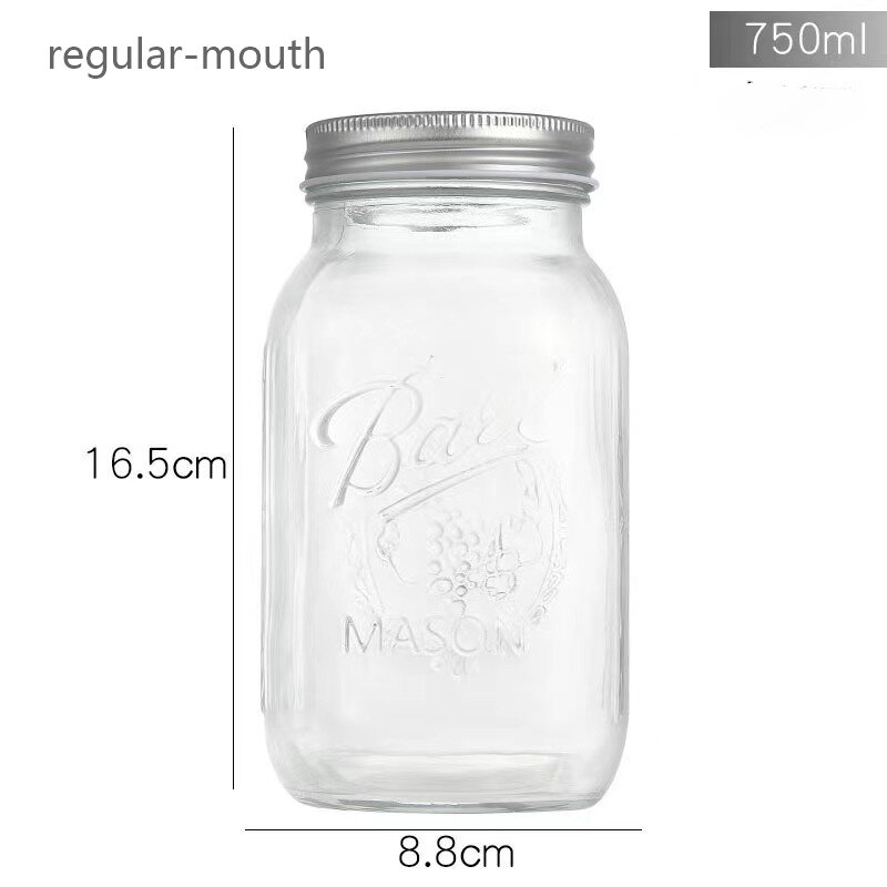 RX025 Ultimate Mason Glass Jar Collection - 119ml to 1000ml Multi-Size Series