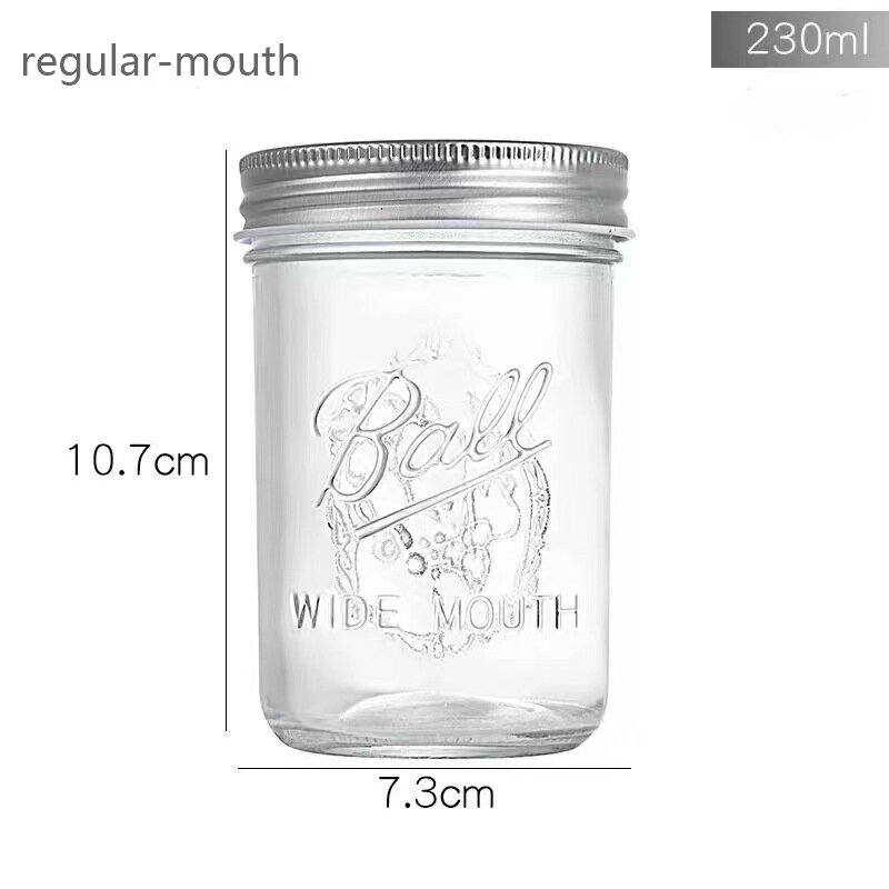 RX025 Ultimate Mason Glass Jar Collection - 119ml to 1000ml Multi-Size Series