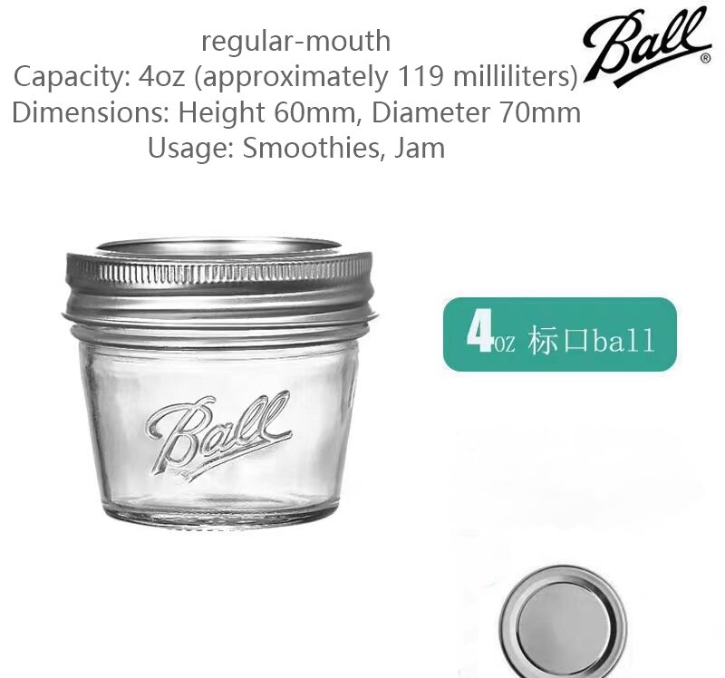 RX025 Ultimate Mason Glass Jar Collection - 119ml to 1000ml Multi-Size Series