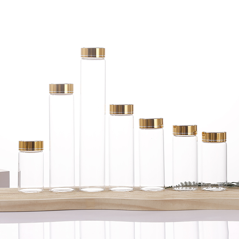 RX37 Series，Anodized Gold Aluminum-Plastic Composite Cap，20ML-165ML