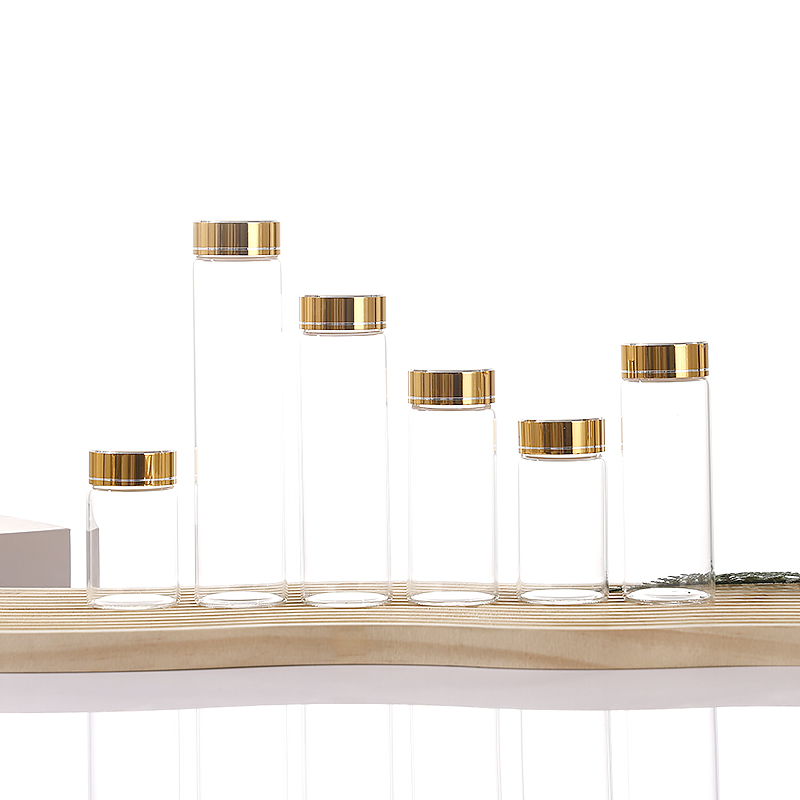 RX37 Series，Anodized Gold Aluminum-Plastic Composite Cap，20ML-165ML