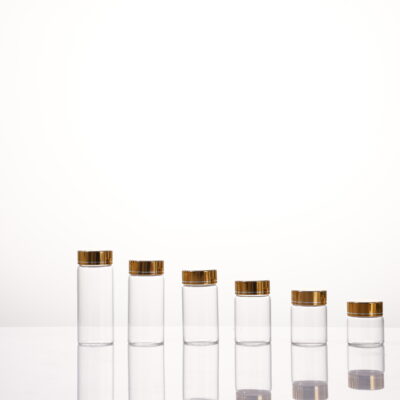 RX37 Series，Anodized Gold Aluminum-Plastic Composite Cap，20ML-165ML