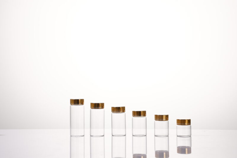 RX37 Series，Anodized Gold Aluminum-Plastic Composite Cap，20ML-165ML