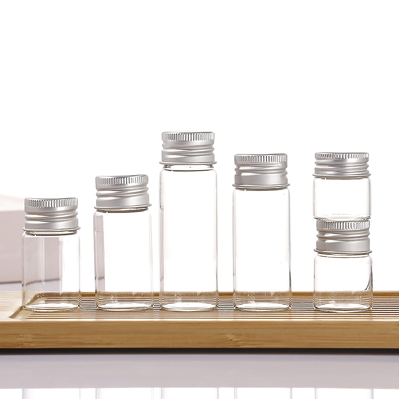 RX27 Series,Silver Aluminum  Screw Cap,bottle,Versatile Silver-Capped Vials,5ml-20ml