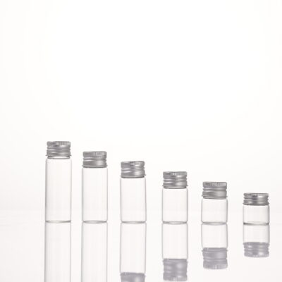 RX27 Series,Silver Aluminum  Screw Cap,bottle,Versatile Silver-Capped Vials,5ml-20ml