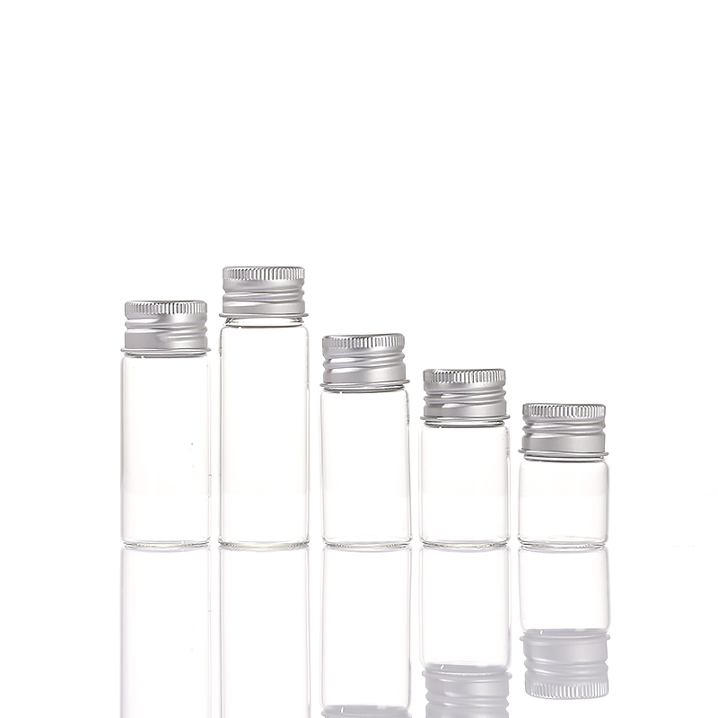 RX27 Series,Silver Aluminum  Screw Cap,bottle,Versatile Silver-Capped Vials,5ml-20ml