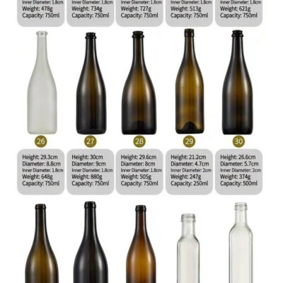 RX001,Red Wine Bottle Series,Bordeaux,screw cap wine bottle,Cork stopper,champagne bottle, shrink cap seal,187ml,375ml,500ml,750ml,1500ml.