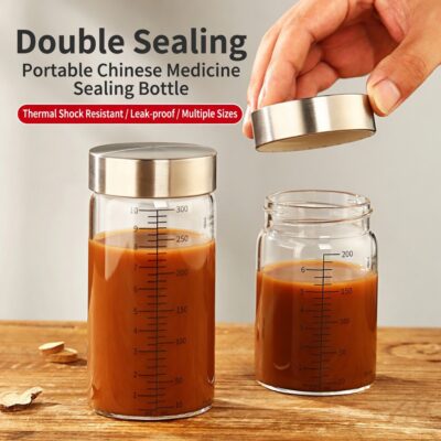 RX003 Herbal medicine, supplement portioning bottles,75ml-500ml+