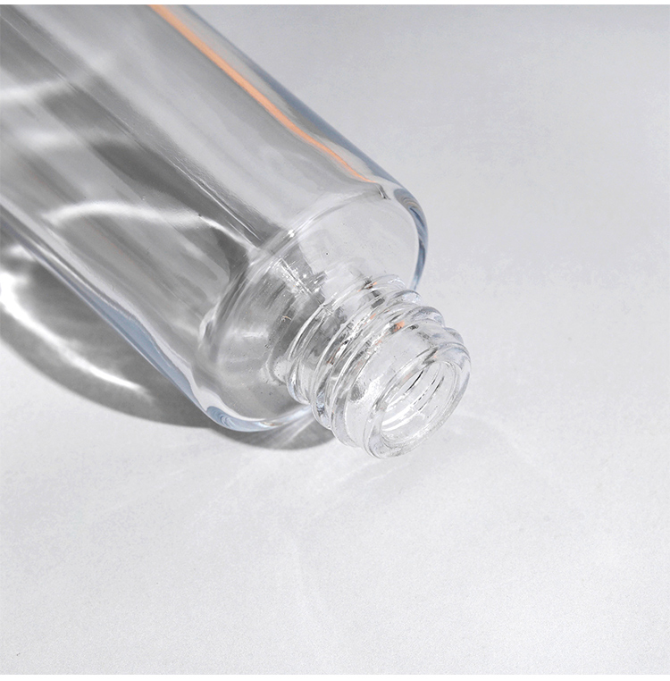 RX009 Cylindrical/Slim Round,Tall slim perfume bottle,Slim Cylindrical Glass Perfume Bottle with Bamboo Cap (Φ30-38mm Range)*