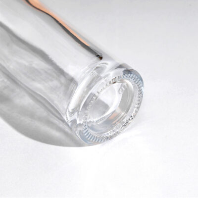 RX009 Cylindrical/Slim Round,Tall slim perfume bottle,Slim Cylindrical Glass Perfume Bottle with Bamboo Cap (Φ30-38mm Range)*