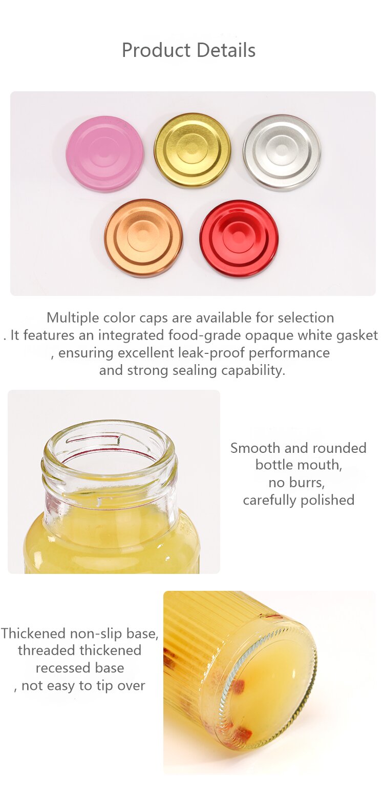 RX026 Premium Bird's Nest & White Fungus Glass Jar - Fluted and Smooth Options