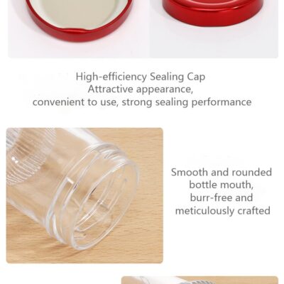 RX027 Decorative Texture Glass Jar for Bird's Nest - Honeycomb & Fluted Series