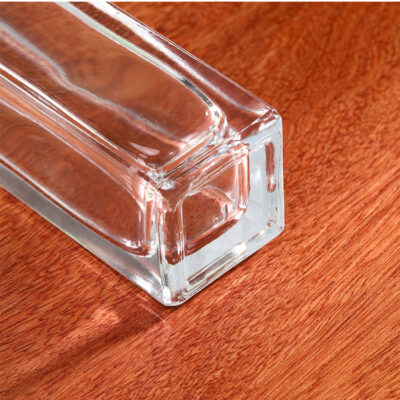 RX006,Bamboo-Capped Glass Perfume Bottles,